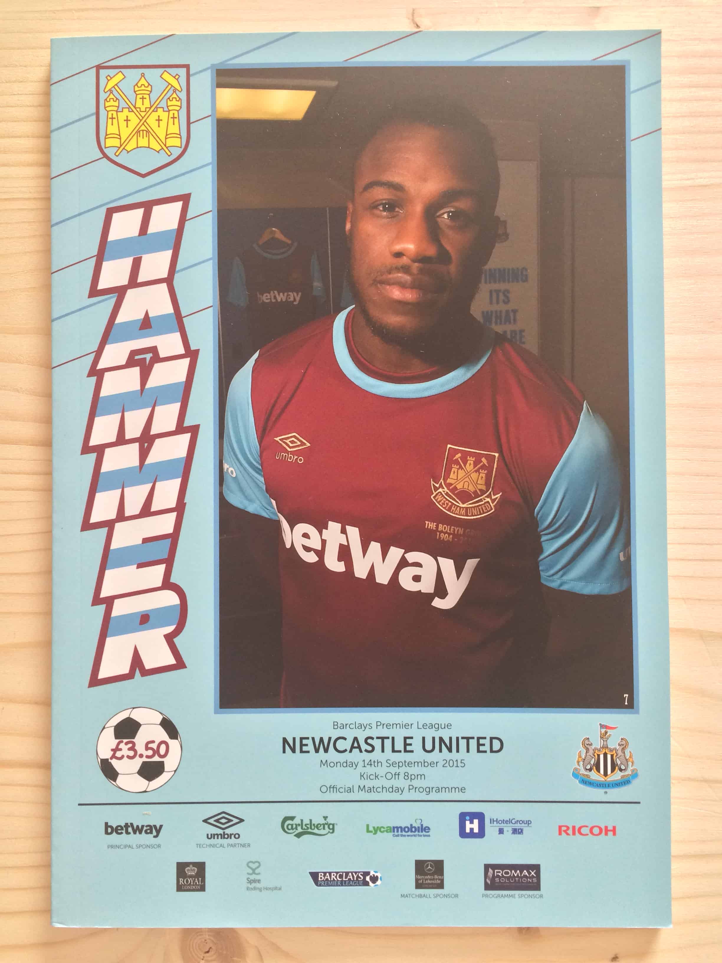 West Ham United FC v Newcastle United FC